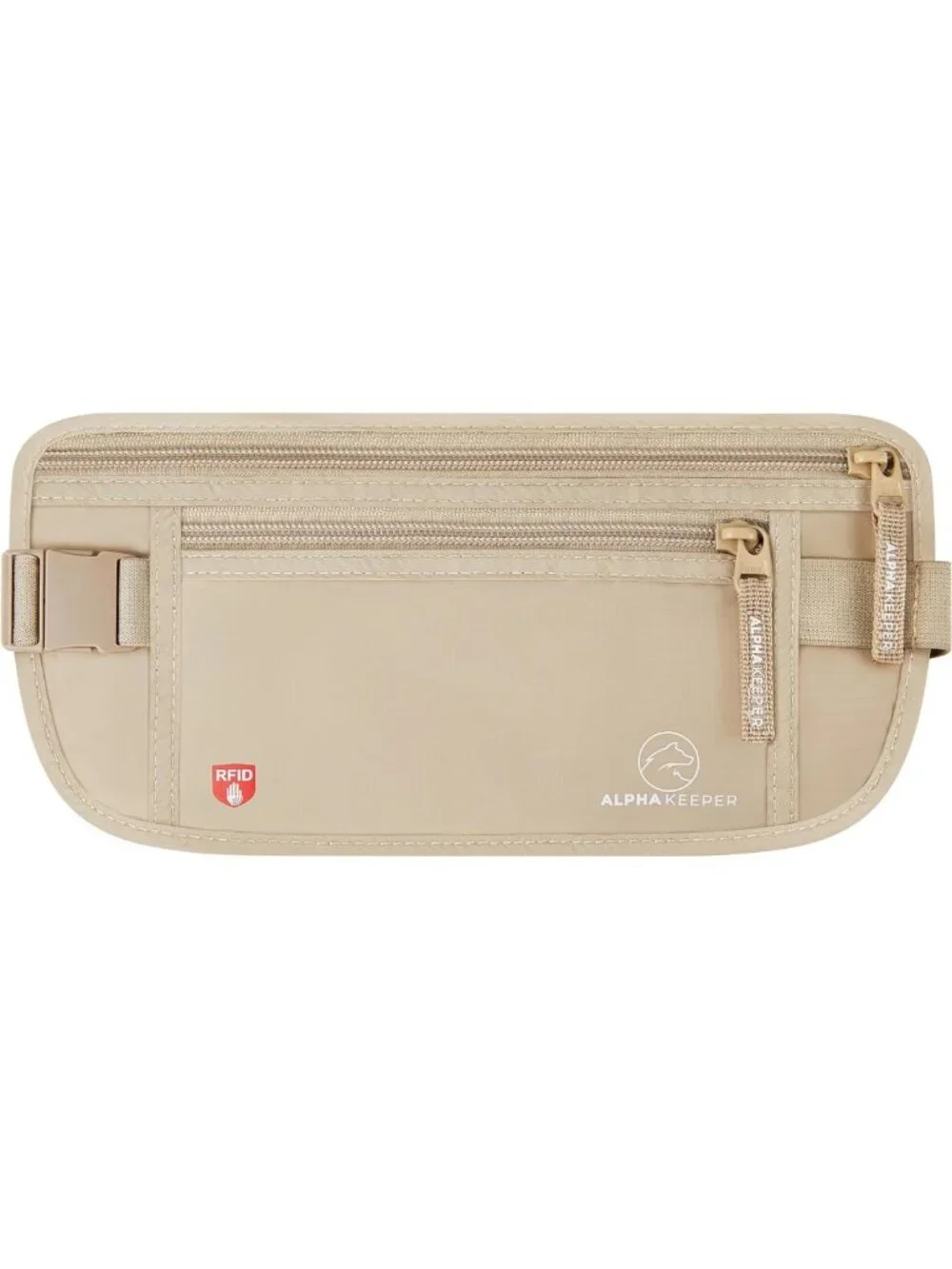 Travel Money Belt - RFID Blocking Hidden Waist Wallet Pouch for Men & Women